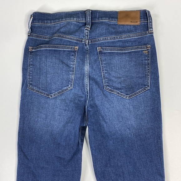Madewell 10" Roadtripper High Rise Skinny Jeans Size 27 Medium Wash 28" Inseam - Picture 5 of 14